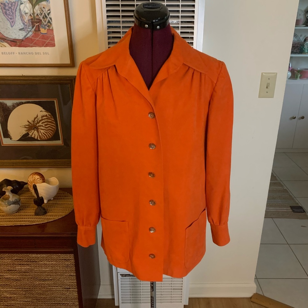 Vintage Faux Suede Coat